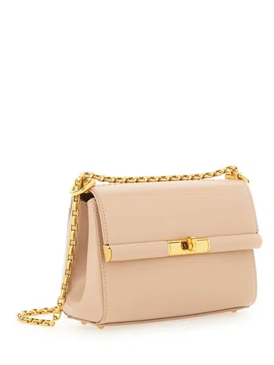 Dolce & Gabbana Mini Marlene Shoulder Bag In Pink