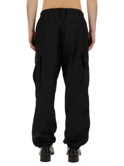 Dries Van Noten Utility Trousers Featuring Multiple Pockets In Black