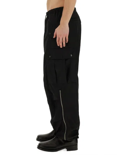 Dries Van Noten Utility Trousers Featuring Multiple Pockets In Black