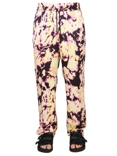 Dries Van Noten Casual Trousers All-over Print In Multicolor