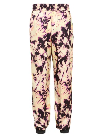 Dries Van Noten Casual Trousers All-over Print In Multicolor
