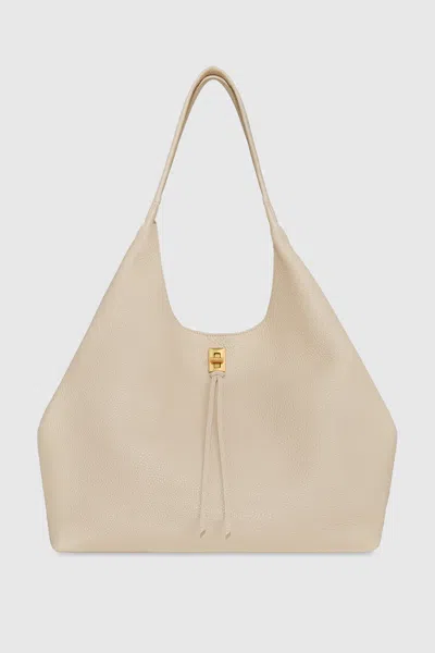 Rebecca Minkoff Darren Signature Leather Carryall Bag In Neutral