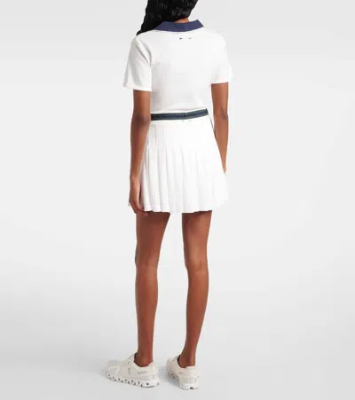 The Upside Laver Cadiz Pleated Tennis Mini Skirt In White