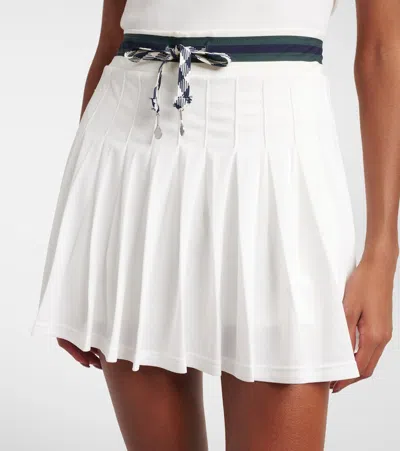 The Upside Laver Cadiz Pleated Tennis Mini Skirt In White