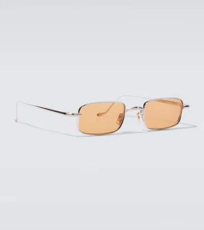 Jacques Marie Mage Dusk Rectangular Sunglasses In Silver