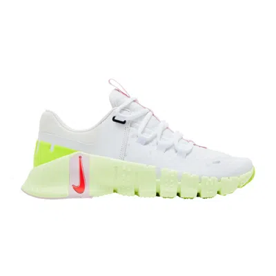 Pre-owned Nike Wmns Free Metcon 5 'white Barely Volt'