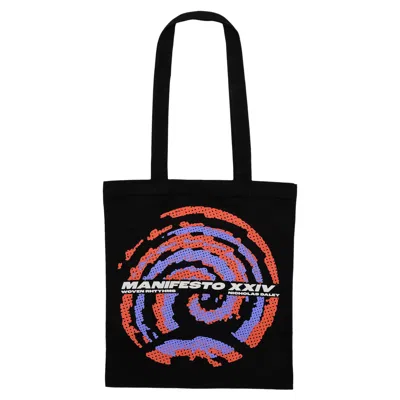 Pre-owned Nicholas Daley Goat Exclusive For Manifesto  Woven Rhythms Record Bag In Black