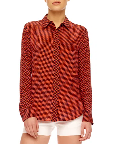 Rails Mesa Flower Embroidered High Waist Cutoff Denim Shorts In Indigo Floral