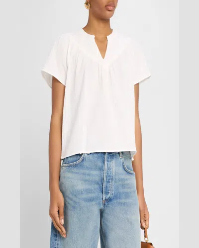 Rails Mesa Flower Embroidered High Waist Cutoff Denim Shorts In Indigo Floral