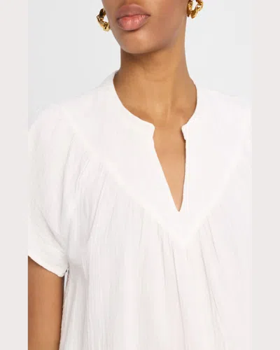 Rails Mesa Flower Embroidered High Waist Cutoff Denim Shorts In Indigo Floral