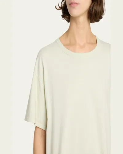 The Row Nadina Oversized Short-sleeve Top In Pattern