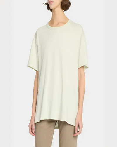 The Row Nadina Oversized Short-sleeve Top In Pattern