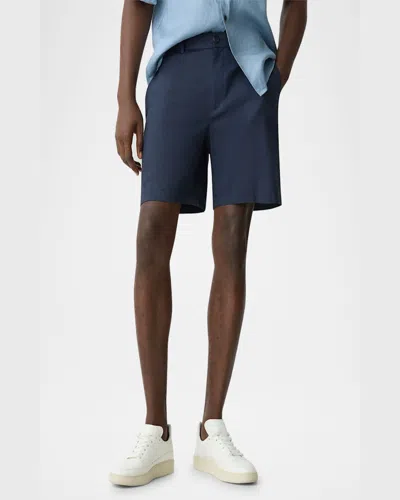 Theory Curtis Slim Fit Internal Drawstring Shorts In Eclipse