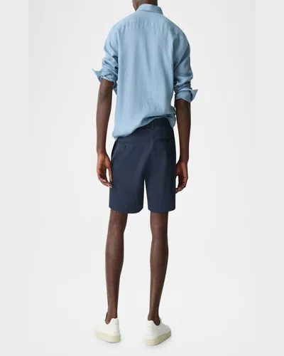 Theory Curtis Slim Fit Internal Drawstring Shorts In Eclipse