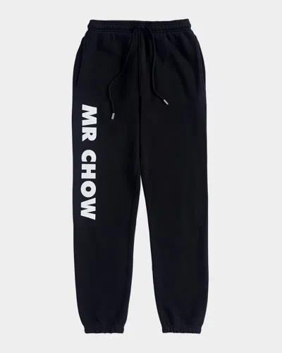 Mr Chow Unisex Relaxed Joggers In Black