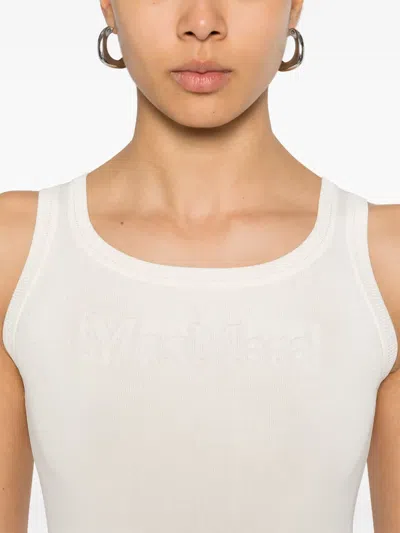Max Mara Pentola Tank Top In Neutrals