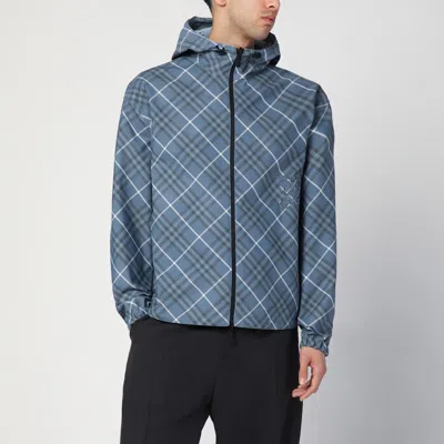 Burberry Reversible Check Jacket In Grey