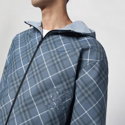 Burberry Reversible Check Jacket In Grey