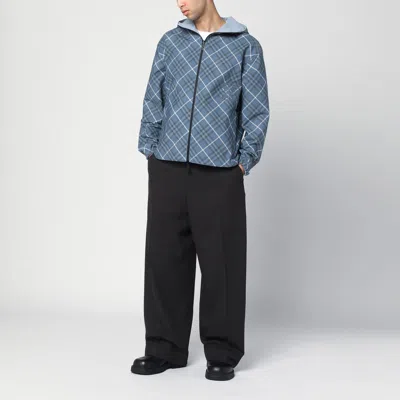 Burberry Reversible Check Jacket In Grey
