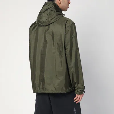 Moncler Dark Green Hooded Remoray Jacket In Green