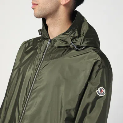 Moncler Dark Green Hooded Remoray Jacket In Green