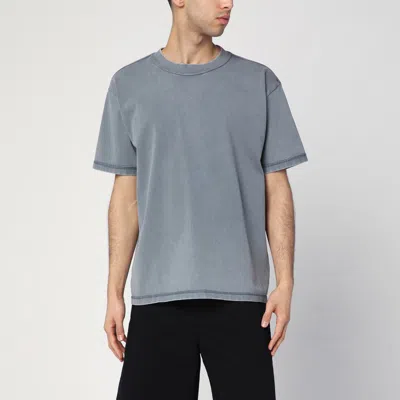 Shop New Amsterdam Surf Association Oversized Faded Grey T-shirt With Logo