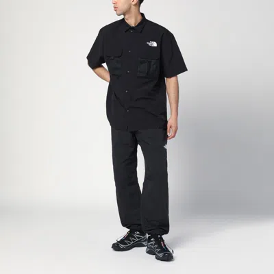 The North Face Summer Shirt With Chest Pockets And Short Sleeves In Black