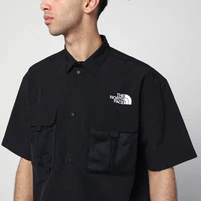 The North Face Summer Shirt With Chest Pockets And Short Sleeves In Black