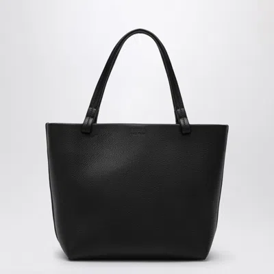 The Row Small Park Shoulder Bag In Black