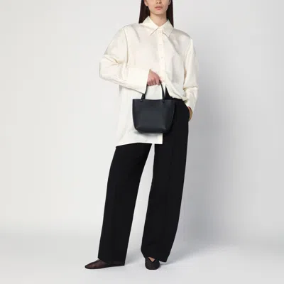 The Row Small Park Shoulder Bag In Black
