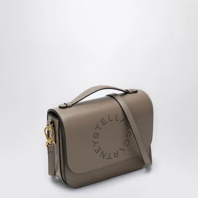 Stella Mccartney Shoulder Bag With Moss Coloured Logo In Orange