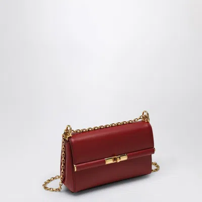 Dolce & Gabbana Marlene Leather Shoulder Bag In Red