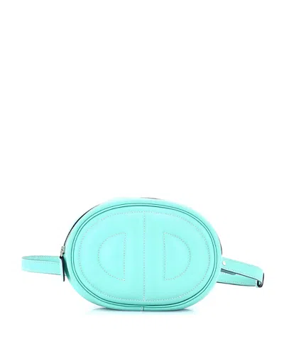 Pre-owned Pre-owned Hermes  Hermes In-the-loop Belt Bag Verso Swift In Blue