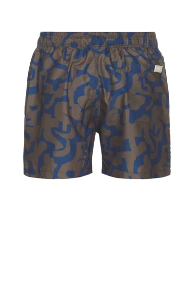 Oas Morel Puzzlotec Swim Shorts In Multi