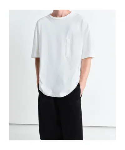 Lemaire Boxy Ss T-shirt In White