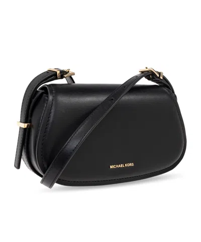 Michael Michael Kors Lydiasmall Flat Crossbody In Black