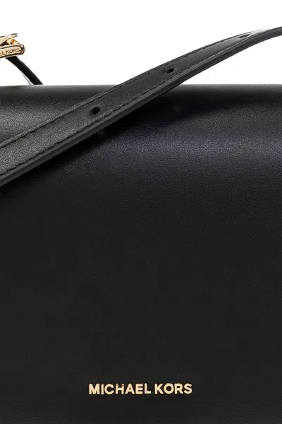 Michael Michael Kors Lydiasmall Flat Crossbody In Black