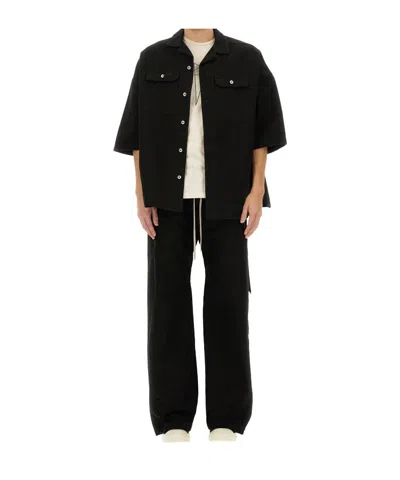 Rick Owens Drkshdw Drkshdw By Rick Owens "magnum Tommy" Shirt In Black