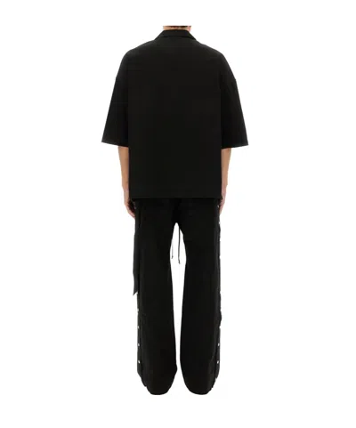 Rick Owens Drkshdw Drkshdw By Rick Owens "magnum Tommy" Shirt In Black