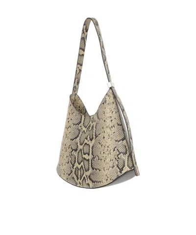 Jil Sander Eldorado Medium Leather Shoulder Bag In Nude