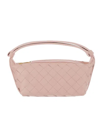 Bottega Veneta Women Mini Wallace Handbag In Pink