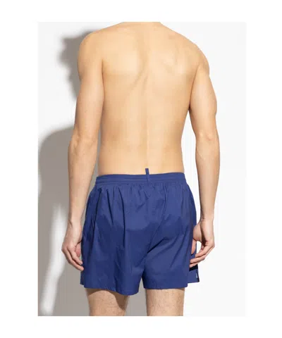 Dsquared2 Drawstring Swimming Trunks In Blue