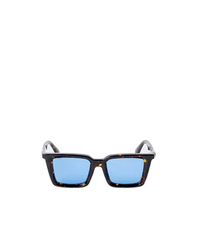 Off-white Square-frame Sunglasses In Blue