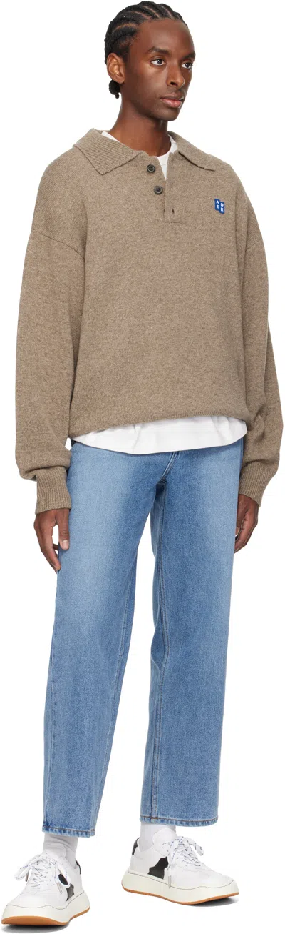 Ader Error White Log Baus Sneakers In White