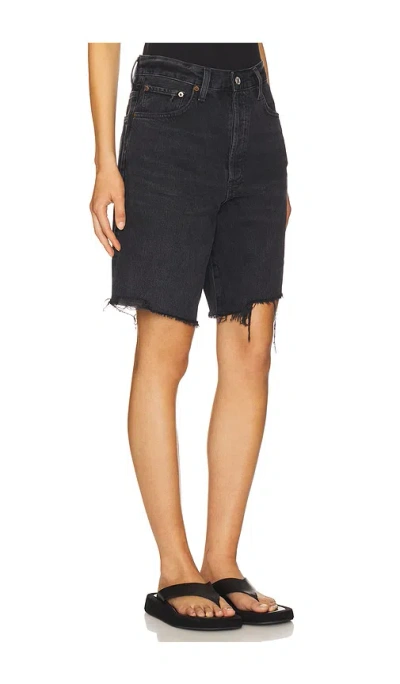 Agolde 90's Denim Shorts In Black
