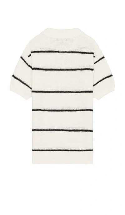 Ser.o.ya Samuel Knit Polo Shirt In White