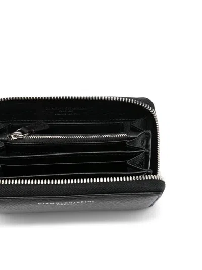 Gianni Chiarini Leather Wallet In Black