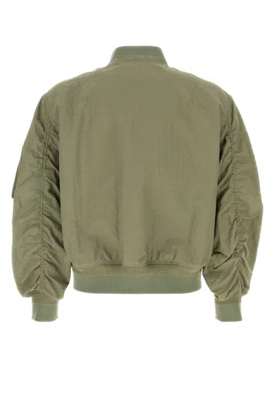 Givenchy Men's Nylon Bomber Jacket In Green