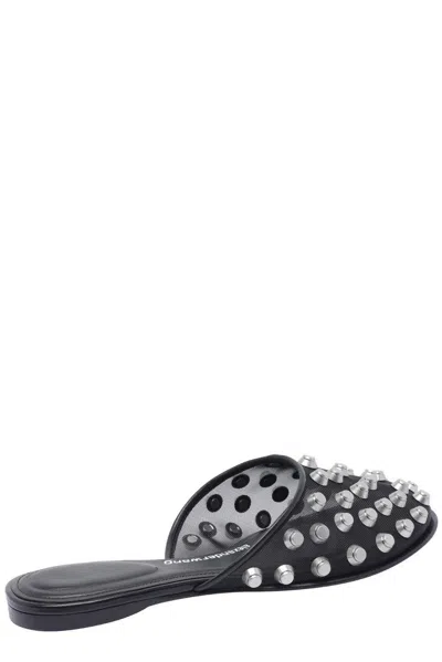 Alexander Wang Rhodes Slippers In Black