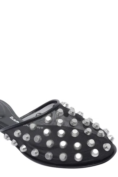 Alexander Wang Rhodes Slippers In Black